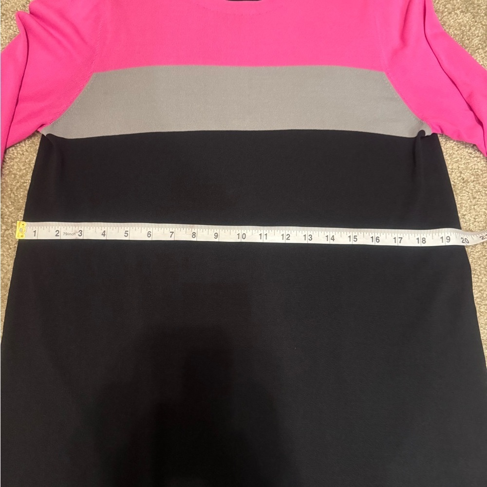 Pink, Gray, and Black Colorblock Dress - Unbranded - Size M/L - Picture 6 of 6